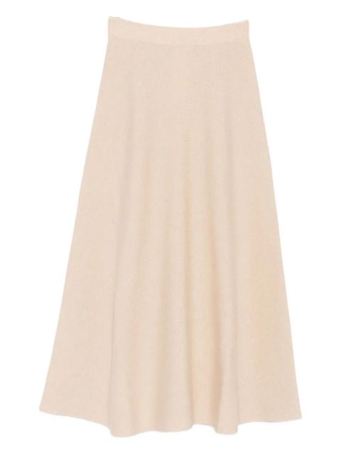 Max Mara ribbed flared skirt - Neutrals - zdjęcie produktu nr 1