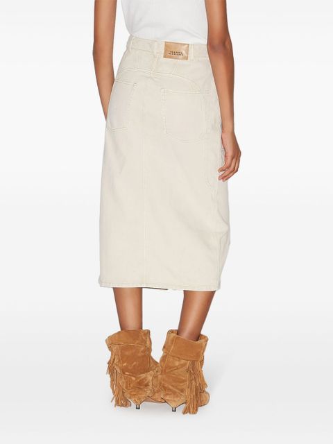 ISABEL MARANT Britt skirt - Neutrals