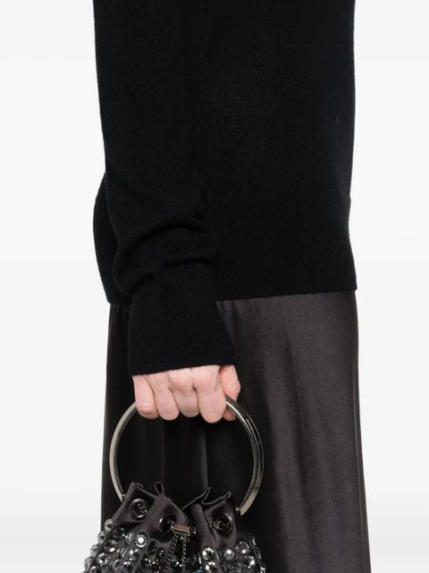 Christopher Esber Monument silk cashmere dress - Black