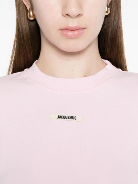 Jacquemus Gros Grain logo T-shirt - Pink
