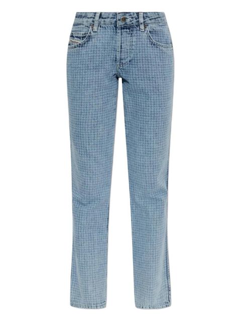Diesel 1992 D-Jiann pattern jeans - Blue - zdjęcie produktu nr 1