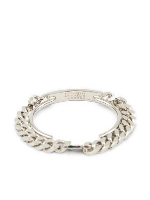 MM6 Maison Margiela chain-detail cuff bracelet - Silver