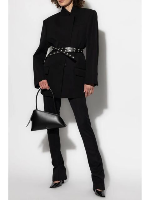 The Attico wool gabardine blazer - Black - zdjęcie produktu nr 2