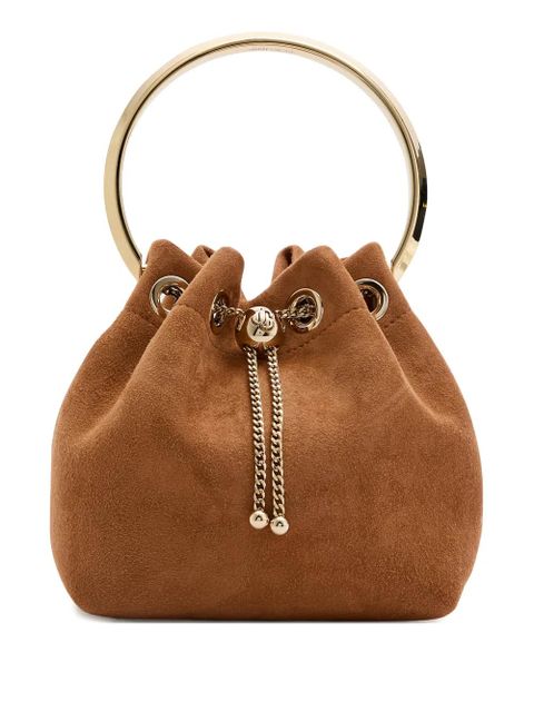 Jimmy Choo ring-handle tote bag - Brown - zdjęcie produktu nr 1