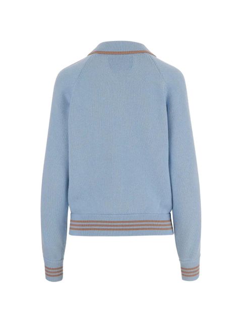 Guest In Residence striped ribbed cardigan - Blue - zdjęcie produktu nr 2