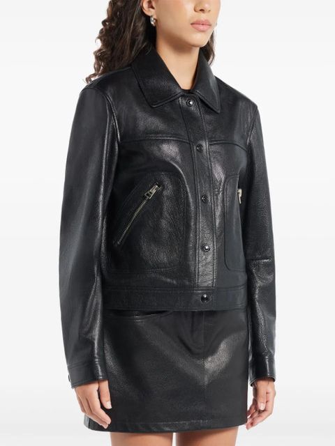 TOM FORD leather jacket - Black - zdjęcie produktu nr 2