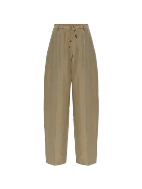 Alexander Wang drawstring trousers - Green - zdjęcie produktu nr 1