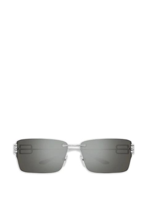 Balenciaga Eyewear logo-detail sunglasses - Silver - zdjęcie produktu nr 1