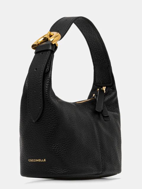 Coccinelle torebka skórzana kolor czarny E1 S4A 53 01 01