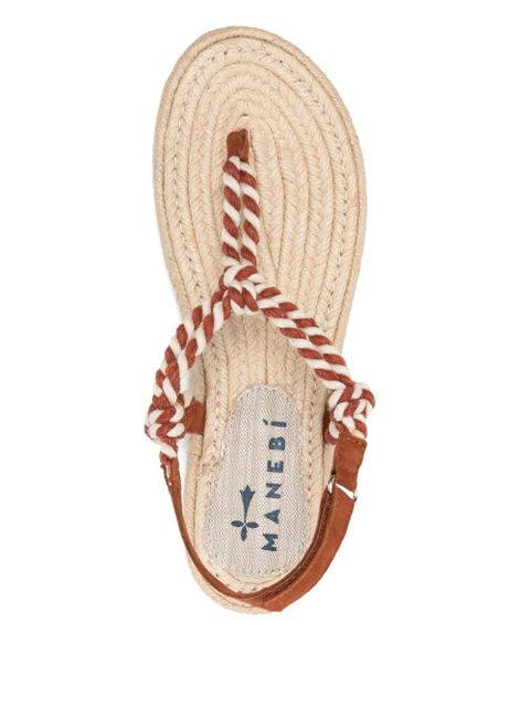 Manebi suede slides - Neutrals