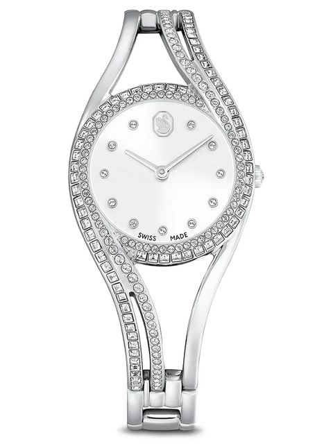 Swarovski zegarek HYPERBOLA damski kolor srebrny 5689432 - zdjęcie produktu nr 1