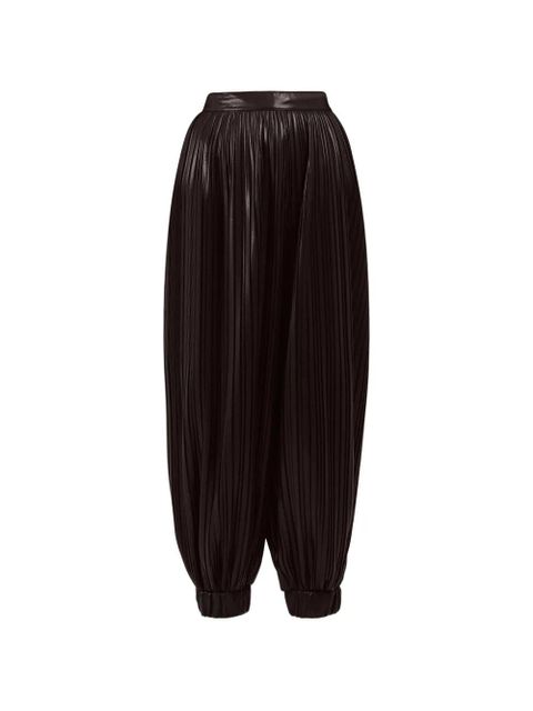 Rowen Rose pleated balloon trousers - Brown - zdjęcie produktu nr 1