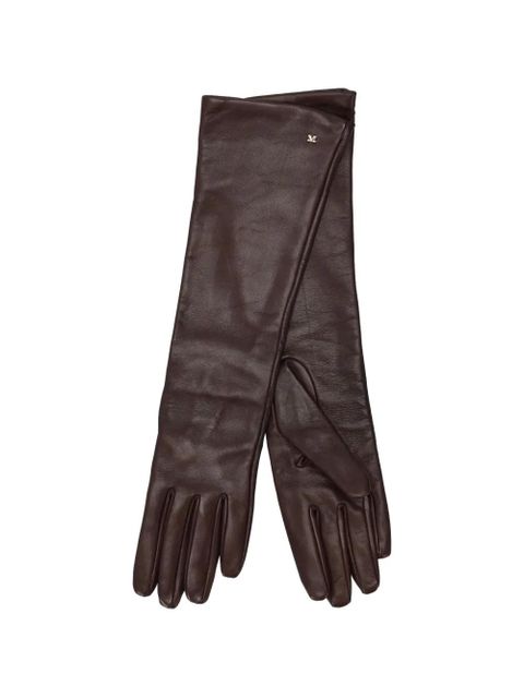 Max Mara logo-detail gloves - Brown - zdjęcie produktu nr 1