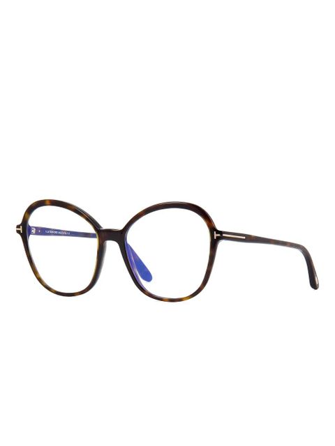 TOM FORD Eyewear cat-eye full-rim glasses - Brown - zdjęcie produktu nr 2