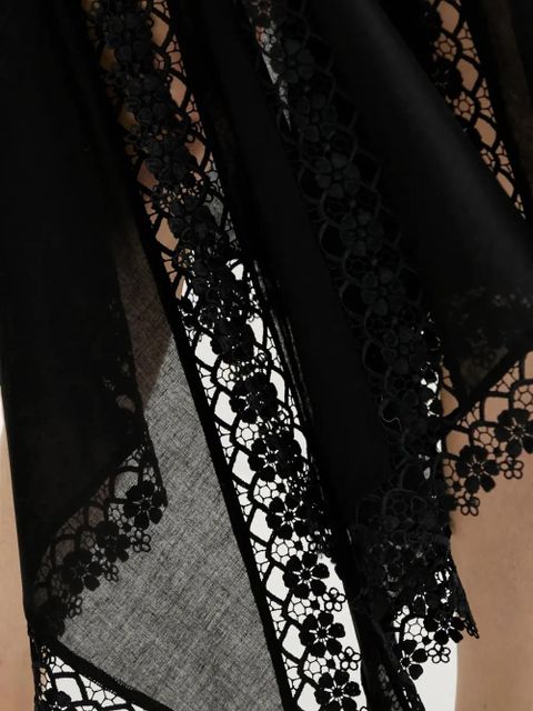 Charo Ruiz Ibiza Blossel asymmetrical midi dress - Black