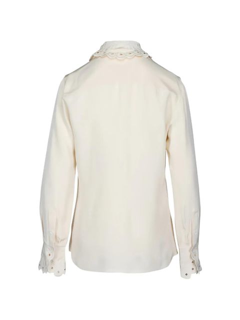 Altuzarra eyelet collar blouse - Neutrals - zdjęcie produktu nr 2