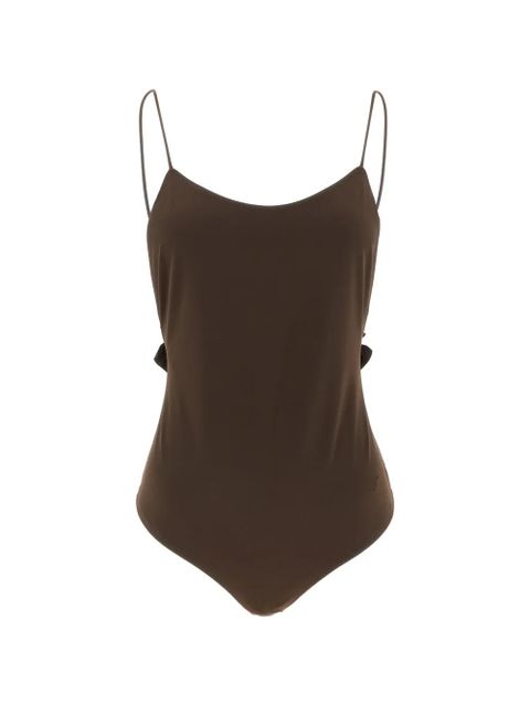 Jacquemus The Cabana ruffled swimsuit - Brown - zdjęcie produktu nr 1