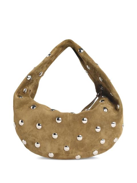 KHAITE scale pattern studded olivia shoulder bag - Neutrals - zdjęcie produktu nr 1