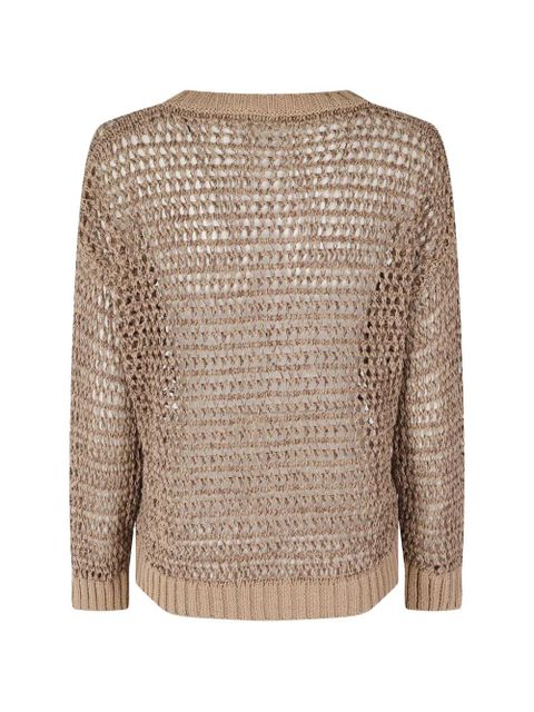 Weekend Max Mara open-knit sweater - Neutrals - zdjęcie produktu nr 2