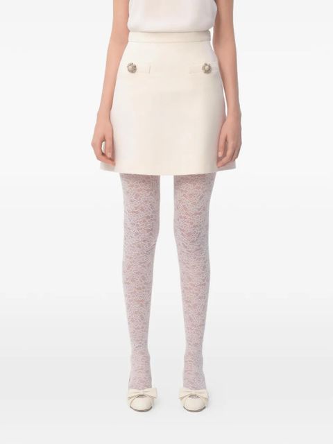 Valentino Garavani crepe couture skirt - Neutrals