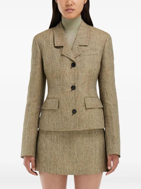 Ferragamo flap-pockets single-breasted blazer - Neutrals