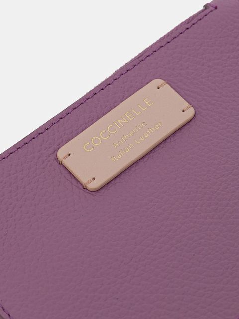 Coccinelle torebka zamszowa kolor fioletowy E1.THE.58.01.01
