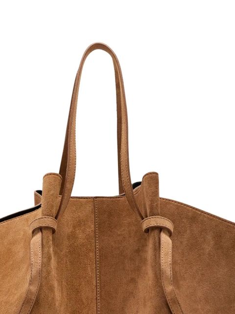 Yuzefi Mochi suede tote bag - Brown - zdjęcie produktu nr 2