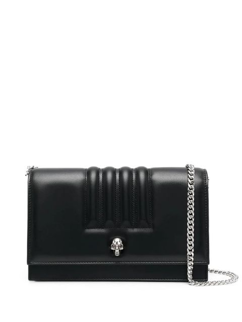 Alexander McQueen skull-stud padded crossbody bag - Black - zdjęcie produktu nr 1