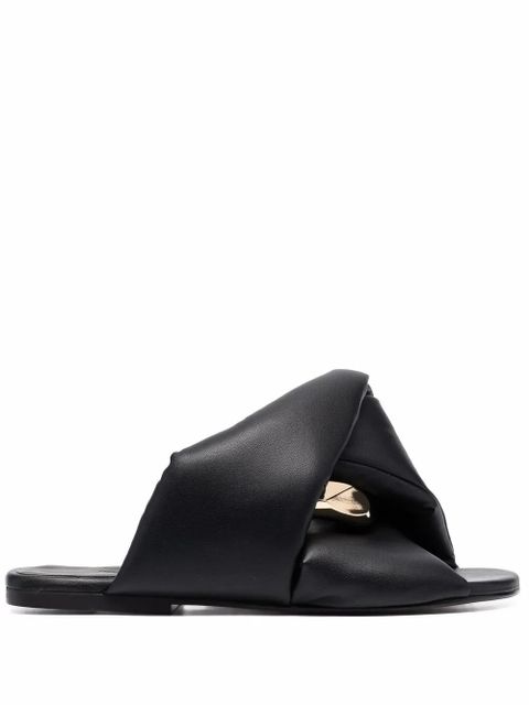 JW Anderson Chain flat sandals - Black - zdjęcie produktu nr 1