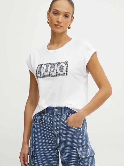 Liu Jo t-shirt bawełniany - zdjęcie produktu nr 1
