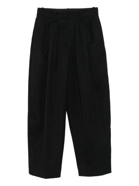 ISABEL MARANT pleated wool trousers - 01BK BLACK - zdjęcie produktu nr 1
