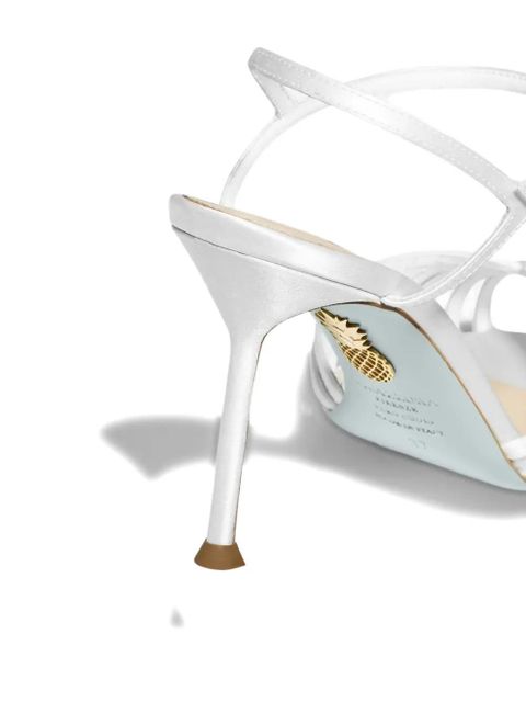 Aquazzura Hold Me white sandals