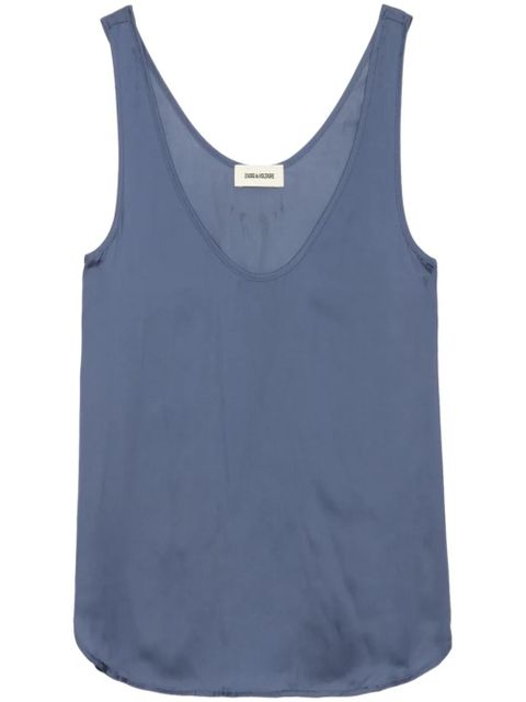 Zadig&Voltaire Tarys top - Blue - zdjęcie produktu nr 1