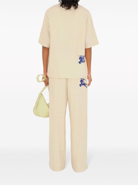 Burberry straight-leg cotton trousers - Neutrals
