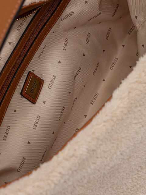 Guess torebka CAMDEN kolor beżowy HWWB93 08180