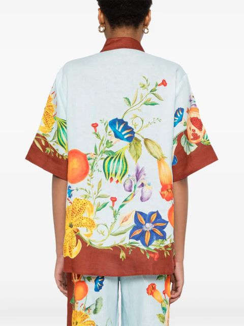 ALEMAIS Dahlia shirt - Blue