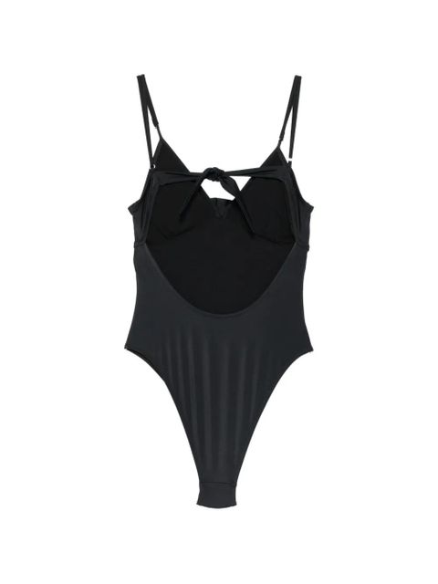 Moschino floral-appliqué swimsuit - Black - zdjęcie produktu nr 2