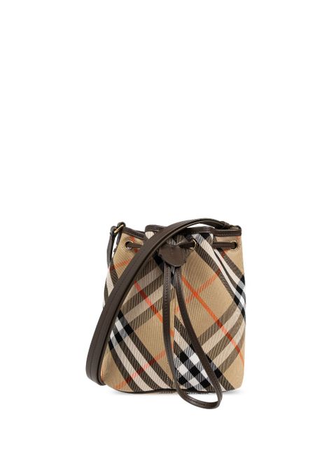 Burberry Check bucket bag - Neutrals - zdjęcie produktu nr 1
