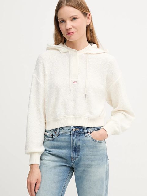 Calvin Klein Jeans sweter damska kolor beżowy lekki LV047C915G - zdjęcie produktu nr 1