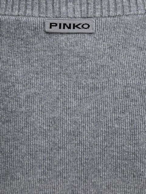 Pinko spódnica z dodatkiem wełny kolor szary 105489 A2Q9