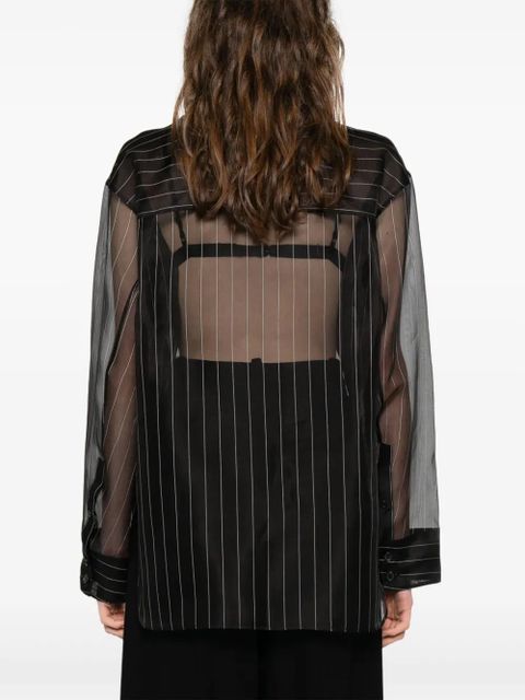 KHAITE silk shirt - Black