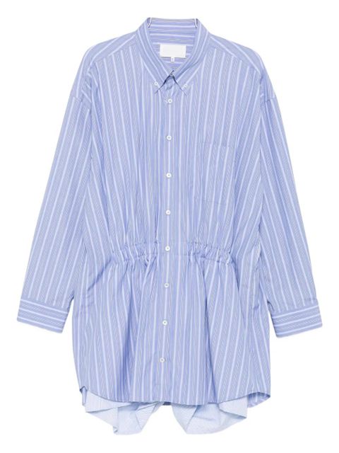 Maison Margiela striped shirtdress - Blue