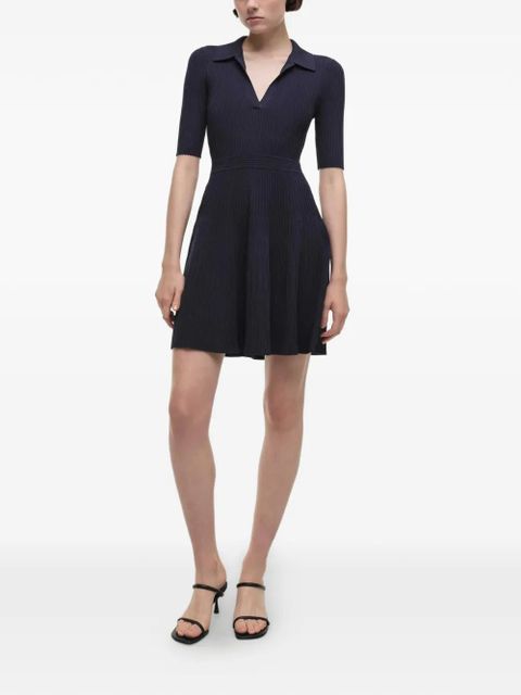 Simkhai Patricia stitching mini dress - Blue