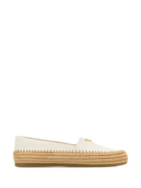 Prada leather woven espadrilles - White - zdjęcie produktu nr 1
