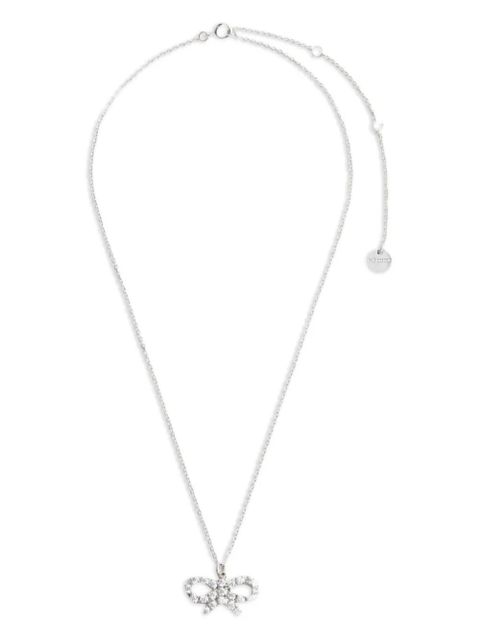 Self-Portrait statement-pendant necklace - Silver - zdjęcie produktu nr 1