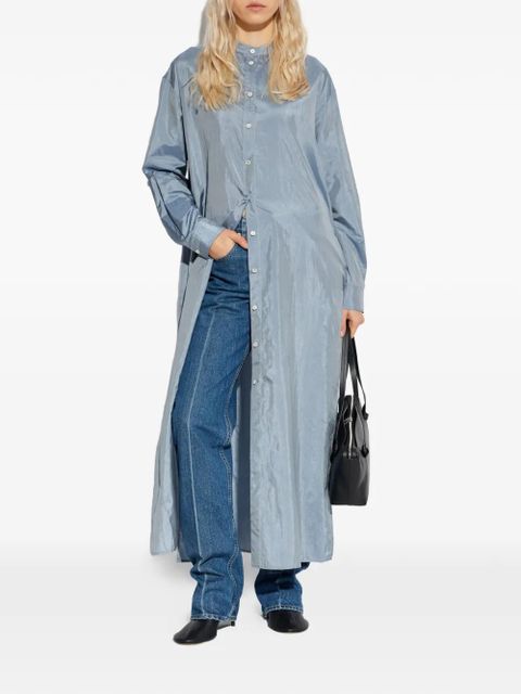 Jil Sander side-slit shirt dress - Blue