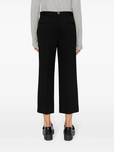 Miu Miu grain de poudre cropped trousers - Black