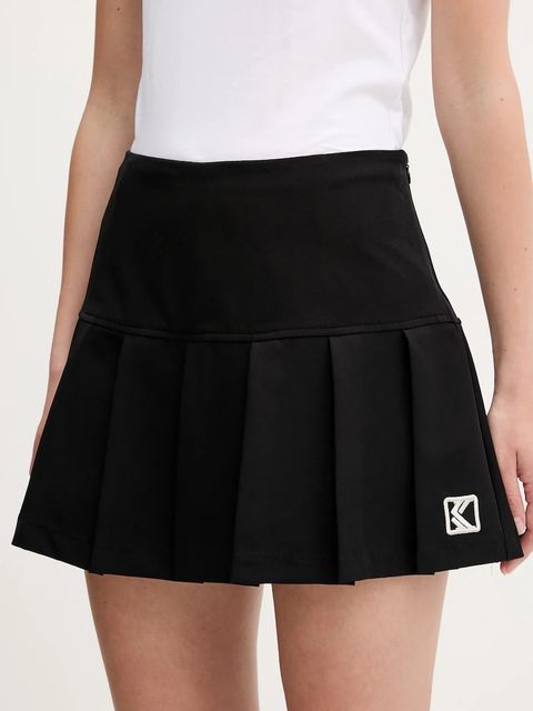 Karl Kani spódnica kolor czarny mini rozkloszowana 61610030 - zdjęcie produktu nr 1