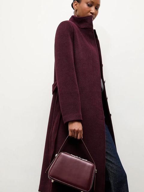 Answear Lab płaszcz wełniany