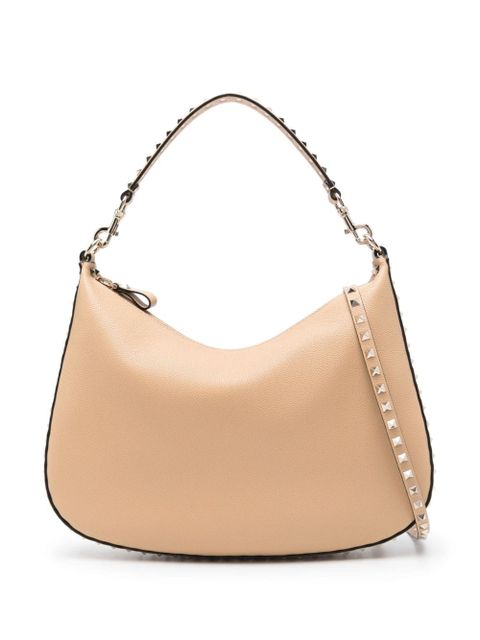 Valentino Garavani Rockstud leather cross body bag - Neutrals - zdjęcie produktu nr 1